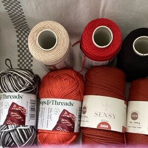 Sensy and Loops & Threads Yarn Collection - Large Stash Crochet Bundle
